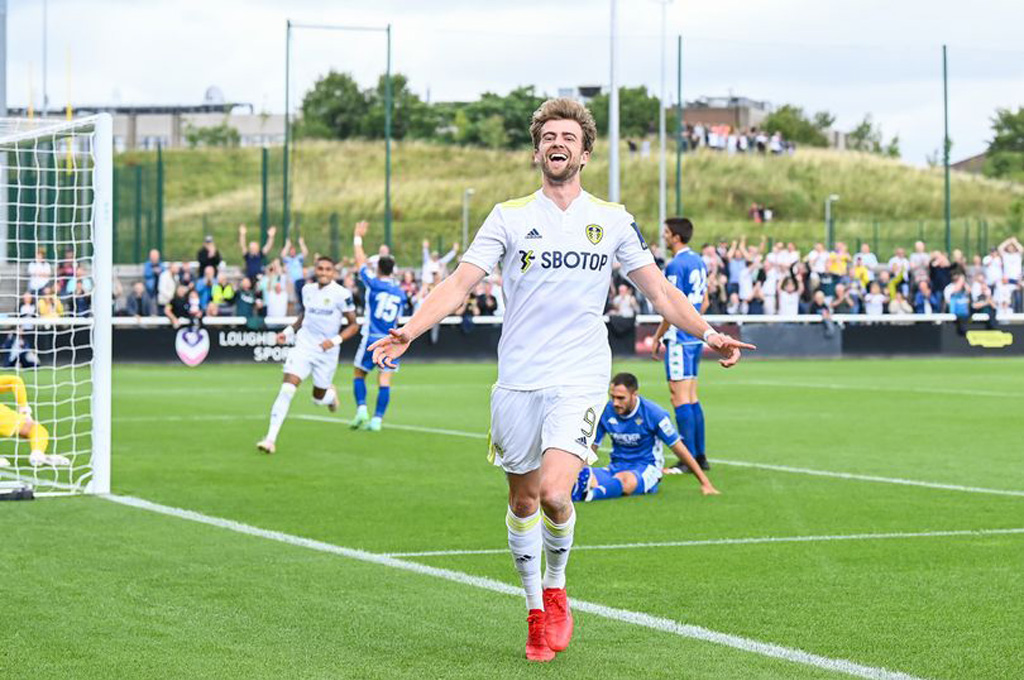 Bamford scoring against Real Betis in pre season